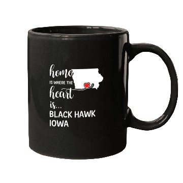 Discover Black Hawk County Iowa Is Where My Heart Is Gift Mugs