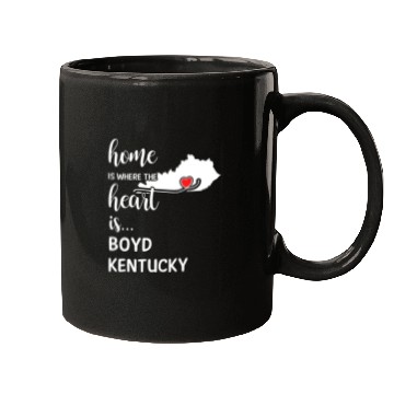 Discover Boyd County Kentucky Is Where My Heart Is Gift Mugs