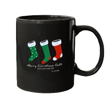 Discover Santa Claus jingle Bell Merry Christmas Gift socks Mugs