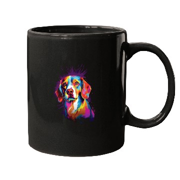 Discover Watercolor Colorful Beagle Mugs