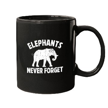 Discover Elephants Never Forget - Elephant Mugs