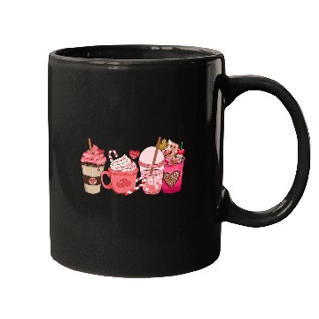 Discover Valentines Day Pink Coffee Cups Latte Iced Cream Mugs