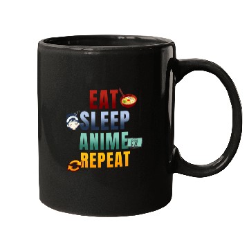 Discover Eat Sleep Anime Repeat Cute Manga Animes Mugs