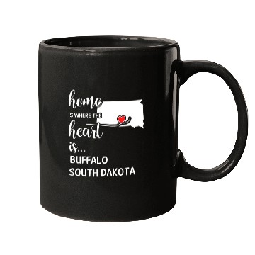 Discover Buffalo County South Dakota Is Where My Heart Is Mugs
