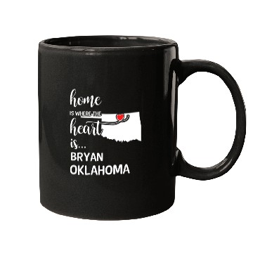 Discover Bryan County Oklahoma Is Where My Heart Is Gift Mugs