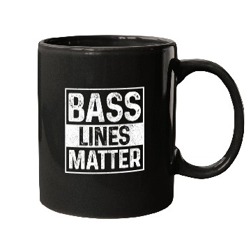 Discover Bass Lines Matter Bass Player DnB Mugs