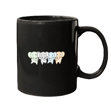 Discover Unlabeld Flag Pride Lgbtq Cute Elephant Mugs
