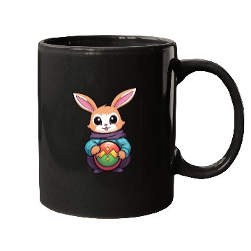 Discover Easter Bunny Rabbit Easter Day Egg Hunting Mugs