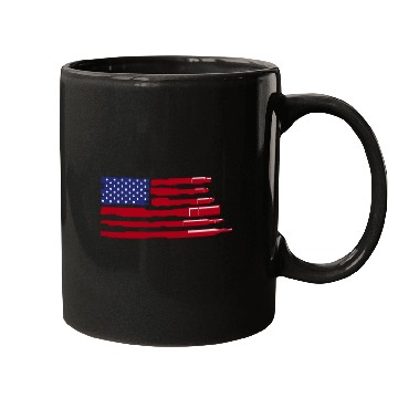 Discover The Gun USA Flag Mugs