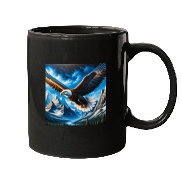 Discover Majestic Eagle: Soaring Spirit Mugs