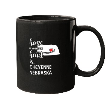 Discover Cheyenne County Nebraska Is Where My Heart Is Gift Mugs