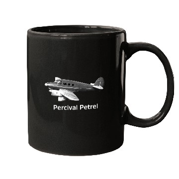 Discover Percival Petrel Aircraft Mugs