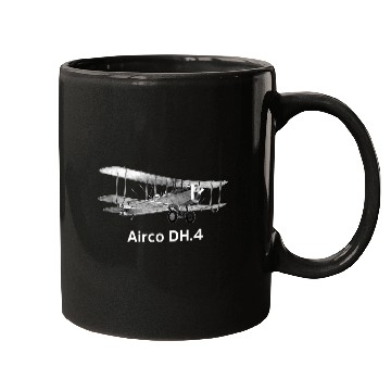 Discover Airco DH.4 Aircraft model Mugs