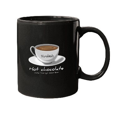 Discover Drink Hot chocolate good winter Yardside font Mugs