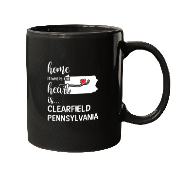 Discover Clearfield County Pennsylvania Is Where My Heart Mugs