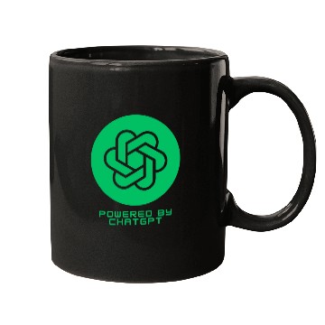 Discover Powered by ChatGPT Mugs