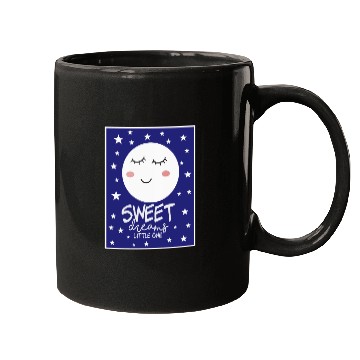 Discover Sleepy Moon - Sweet Dreams Little One Mugs