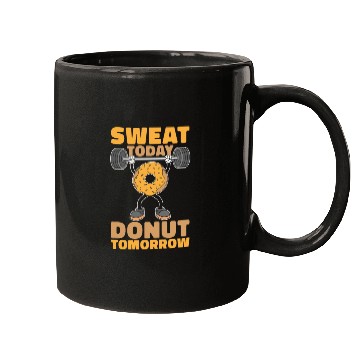 Discover Fitness Donut Donut Gym Mugs