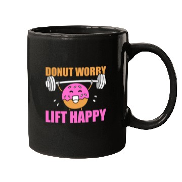 Discover Fitness Donut Funny Donut Gym Mugs