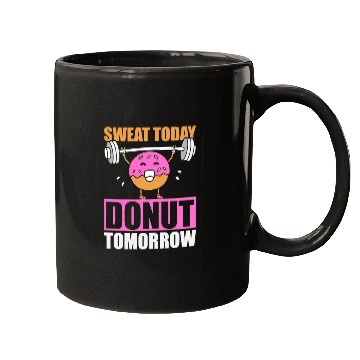 Discover Fitness Donut Donut Gym Mugs