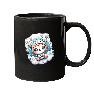 Discover Cloudy Cuddles: Playful Baby Panda Mugs