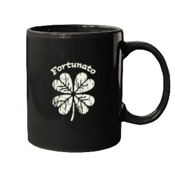 Discover Fortunato Emblem Distressed Four-Leaf Mugs