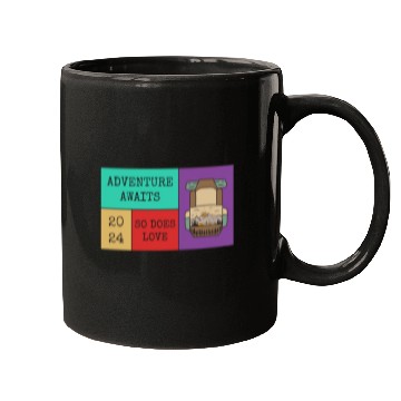 Discover Adventure Awaits So Does Love Mugs