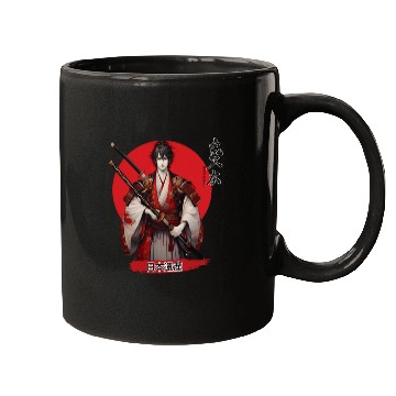 Discover Ancient Japanese style - samurai warrior Mugs