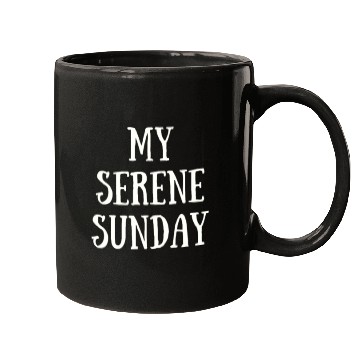 Discover My Serene Sunday Mugs