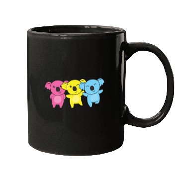 Discover Pansexual Flag Pride Lgbtq Cute Koala Mugs
