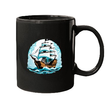 Discover Pirate Ship 1 Mugs