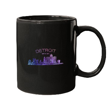 Discover Detroit Skyline Mugs