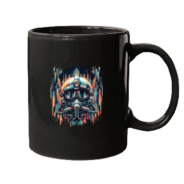Discover Urban Astronaut - Sci-Fi Cityscape Adventure Mugs