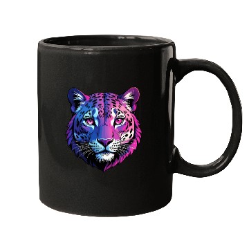 Discover Vibrant Pop Art Leopard Mugs