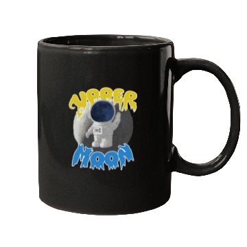 Discover Astronaut upper moon Mugs