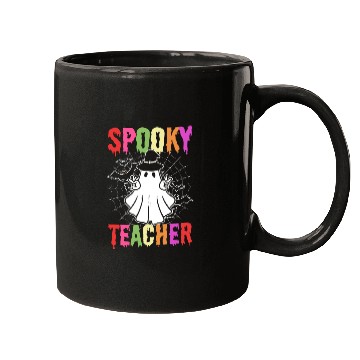 Discover Spooky Teacher Preschool Teacher Mugs