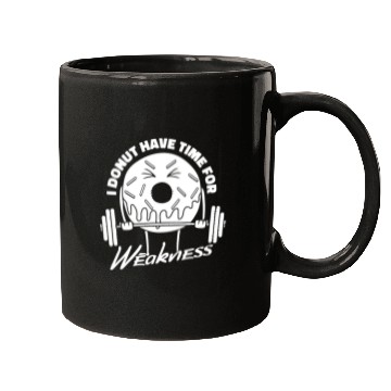 Discover Fitness Donut Funny Donut Gym Mugs