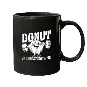 Discover Fitness Donut Funny Donut Gym Mugs
