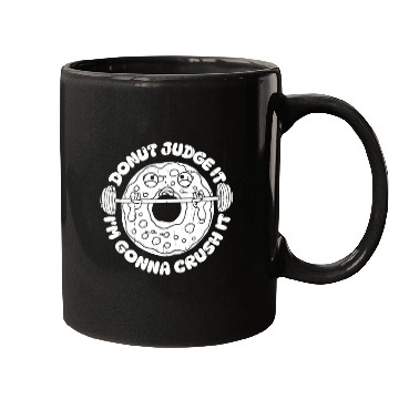 Discover Fitness Donut Funny Donut Gym Mugs