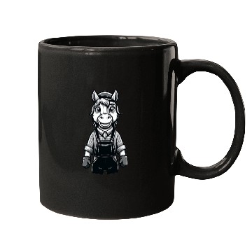 Discover Cute Horse Farmer Mugs