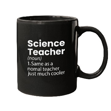 Discover Science Teacher Definition Funny Back To School Mugs