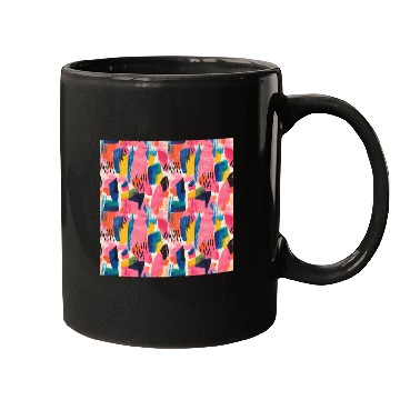 Discover Vivid Colors Abstract Pattern Mugs