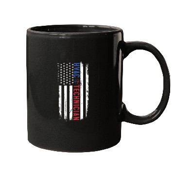 Discover HVAC Technician US American Flag HVAC Mechanic Mugs