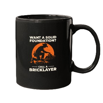Discover Bricklayer Brick Mason Masonry Brickwork Builder Mugs