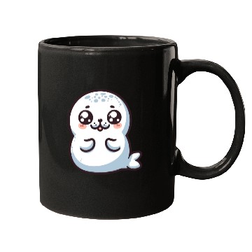 Discover Playful Seal Cartoon Mugs