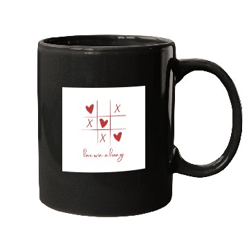 Discover Beige Rouge Amour Saint Valentin Mugs