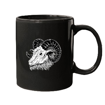Discover Baphomet Goat Horn Art Mugs