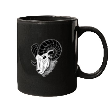 Discover Dark Baphomet Goat Art Mugs
