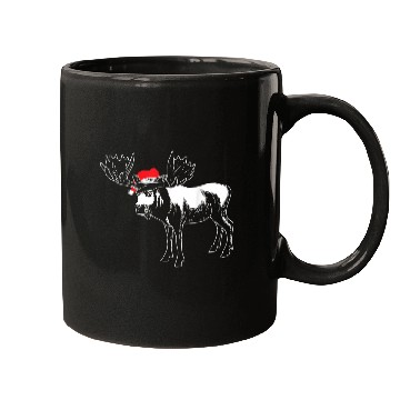 Discover Christmas Moose X mas Deer Animal Fan Hilarious Mugs