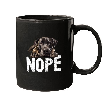Discover Great dane Nope Mugs